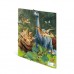 CAPA A4 DE ELASTICOS COM DINOSSAUROS